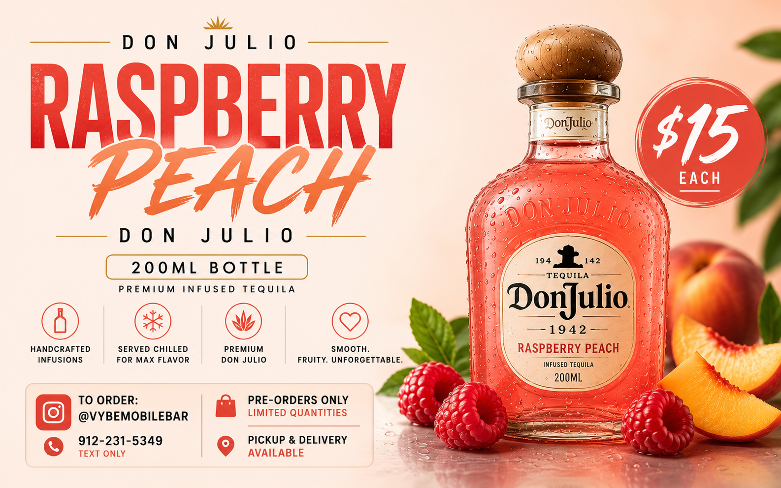 Raspberry Peach DonJulio